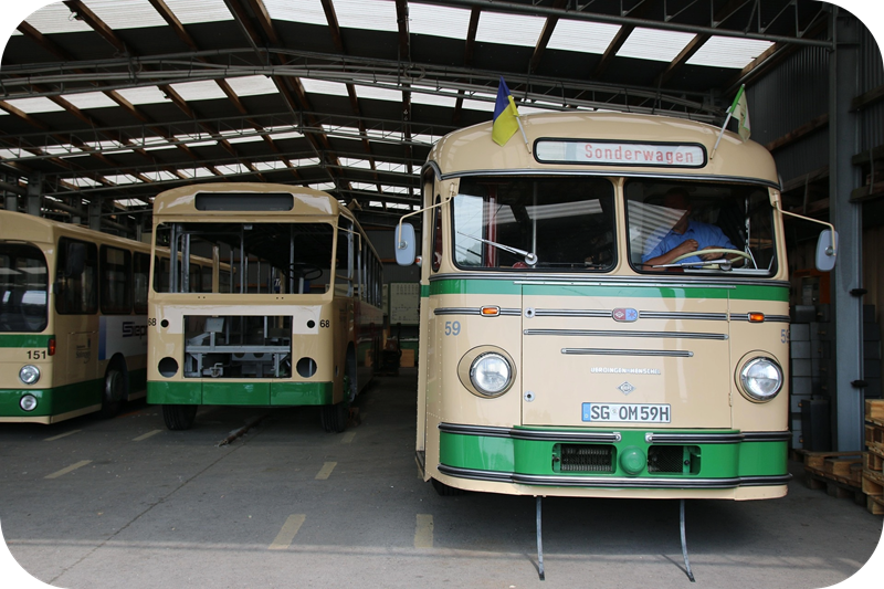 Modern electric trolley on a city street representing the transportation industry